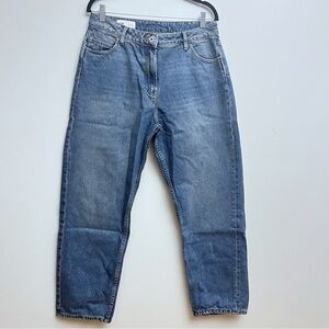 ASOS COLLUSION X005 Men’s 34X32 straight leg Denim Jeans in midwash blue